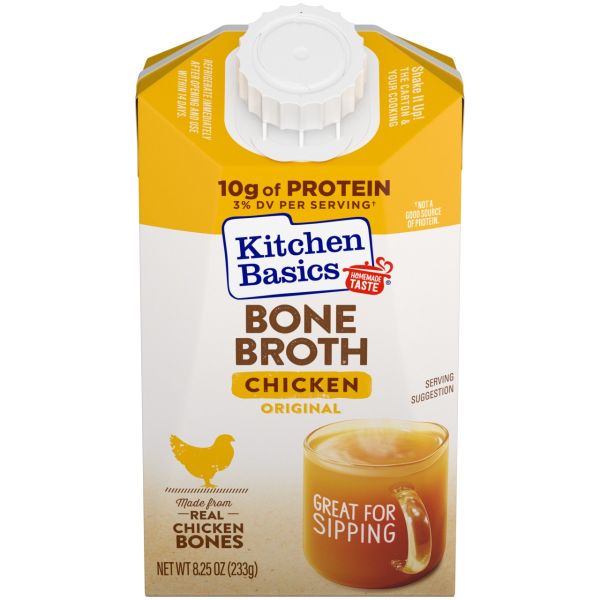 KITCHEN BASICS: Original Chicken Bone Broth, 8.25 oz