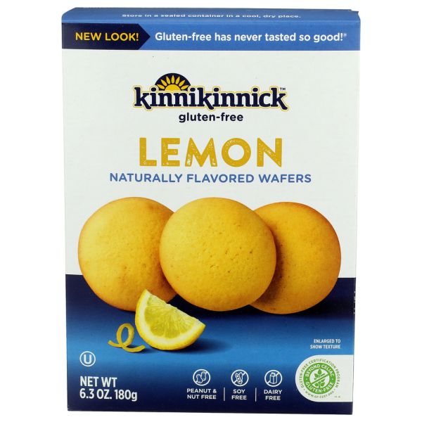 KINNIKINNICK: Lemon Wafers, 6.3 oz