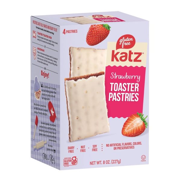 KATZ: Apple Crisp Toaster Pastries, 8 oz