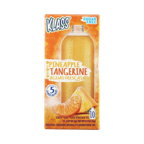 KLASS: Pineapple-Tangerine Drink Mix 10 Count, 0.7 oz
