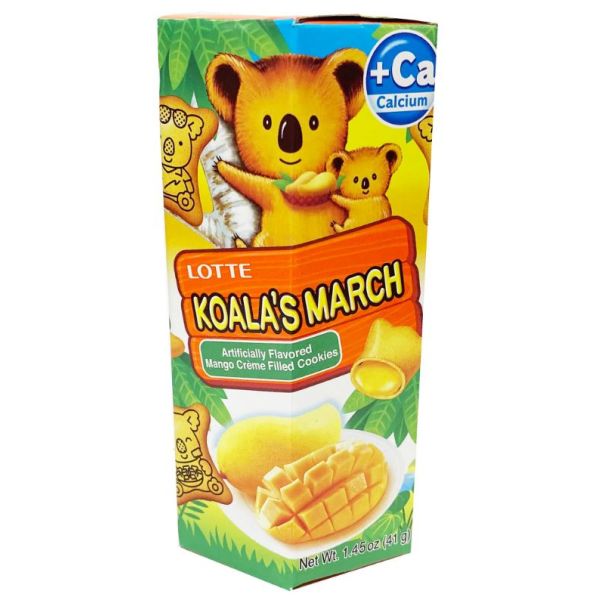 LOTTE: Koalas March Mango Cookies, 1.45 oz