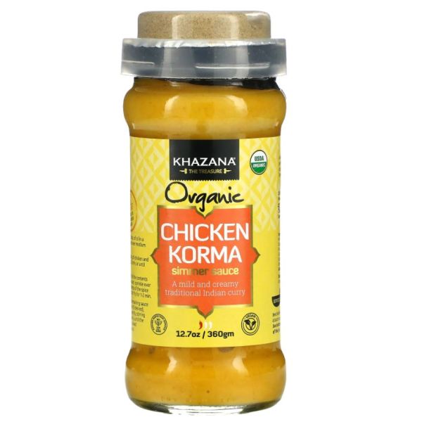 KHAZANA: Chicken Korma Simmer Sauce, 12.7 oz