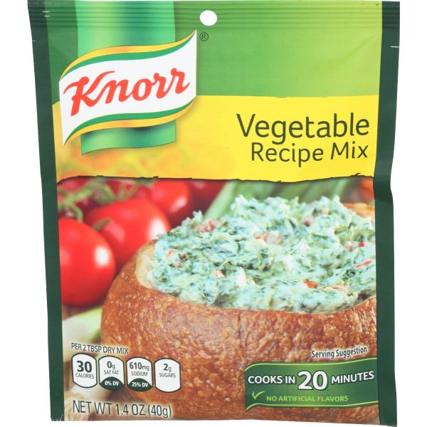 KNORR: Vegetable Recipe Mix, 1.4 oz