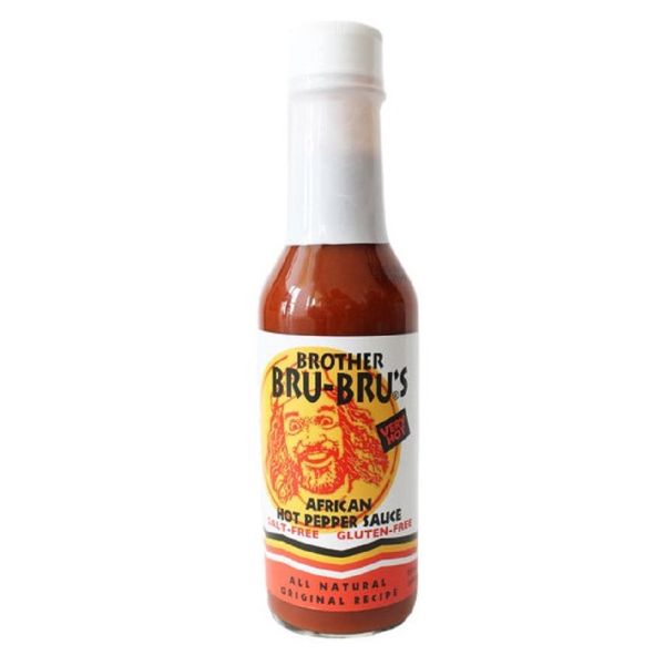 BROTHER BRU-BRU'S: African Hot Pepper Sauce, 5 oz