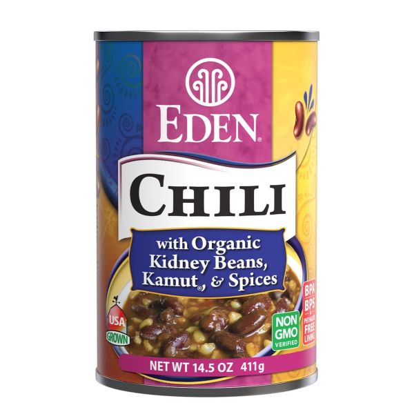 EDEN FOODS: Kidney Bean & Kamut Chili, 14.5 OZ