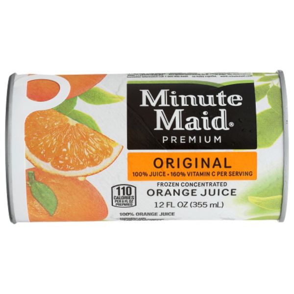 MINUTE MAID: Original Frozen Orange Juice, 12 oz