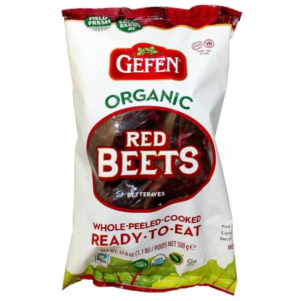 GEFEN: Organic Red Beets Vacuum Pack, 17.60 oz