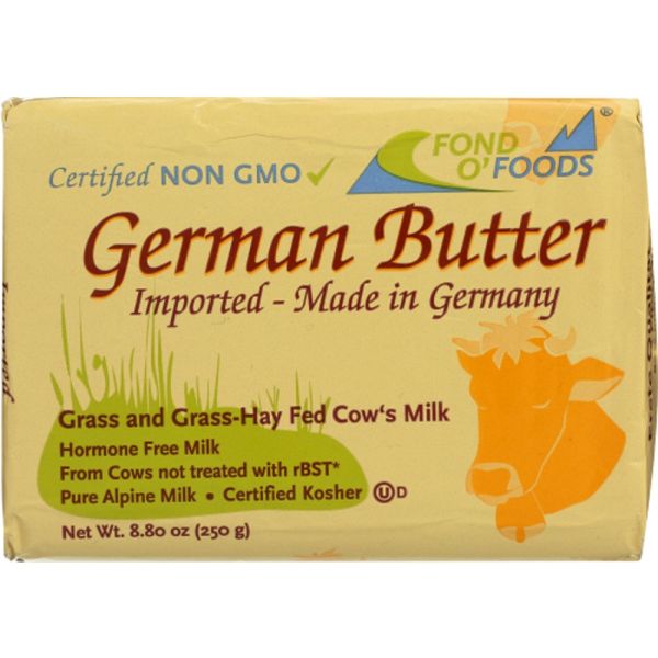 FOND O' FOODS: German Butter, 8.80 oz