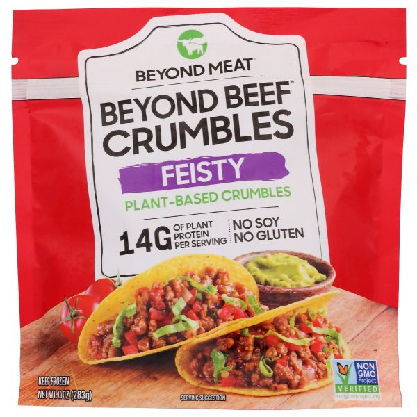 BEYOND MEAT: Beyond Beef Feisty Plant Based Crumbles, 10 oz