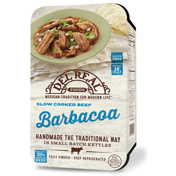 DEL REAL FOODS: Barbacoa Slow Cooked Beef, 15 oz