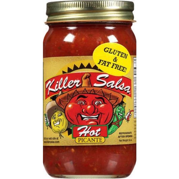 KILLER SALSA: Hot Picante Salsa, 16 oz