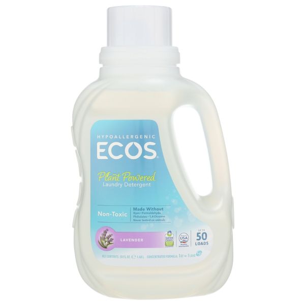 ECOS: Laundry Detergent Lavendar, 50 OZ