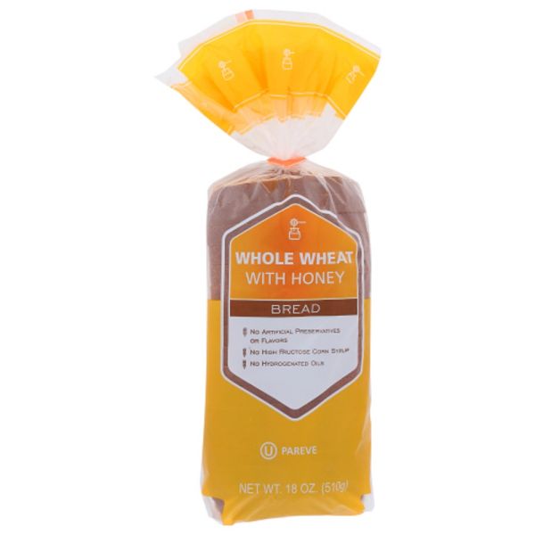 GONNELLA FROZEN: Whole Wheat with Honey Bread, 18 oz