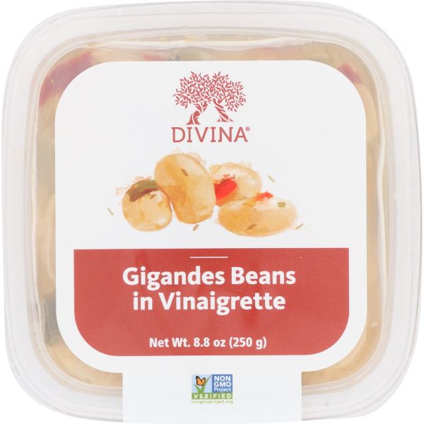 DIVINA: Gigandes Beans in Vinaigrette, 8.80 oz