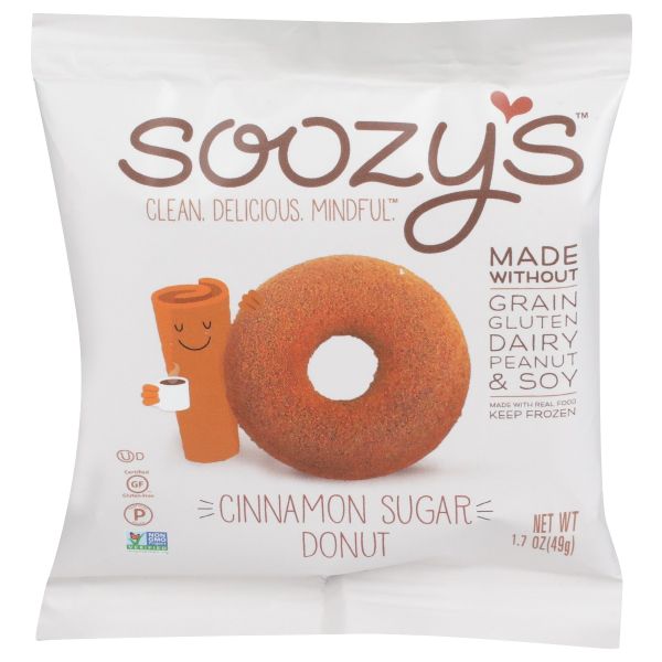 SOOZYS: Cinnamon Sugar Donut Single Serve, 1.70 oz