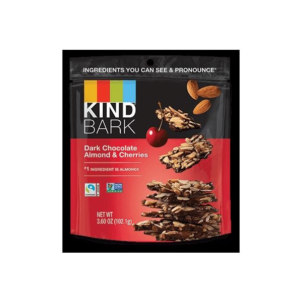 KIND BARK: Dark Chocolate Almond and Cherries, 3.60 oz
