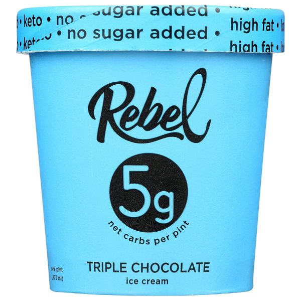 REBEL: Ice Cream Triple Chocolate, 1 pt