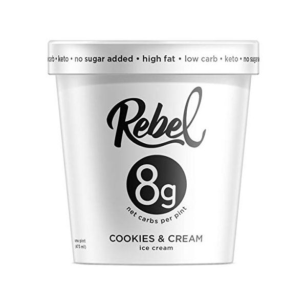 REBEL: Ice Cream Cookies N Cream, 1 pt