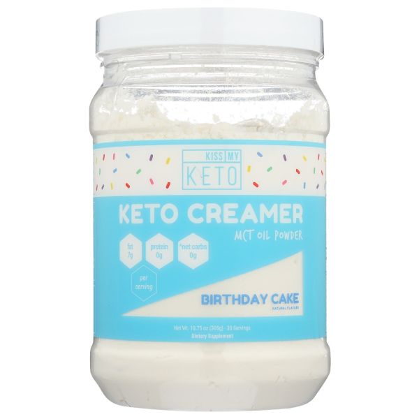 KISS MY KETO: Birthday Cake Keto Creamer, 10.75 oz