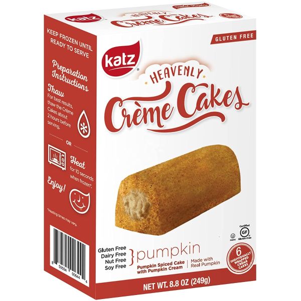 KATZ: Pumpkin Spice Creme Cakes, 8.8 oz