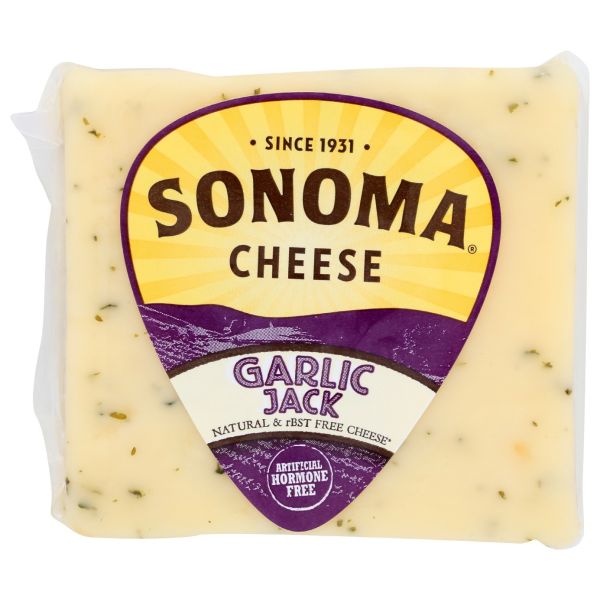 SONOMA JACK: Cheese Jack Garlic Wedge, 5.3 oz