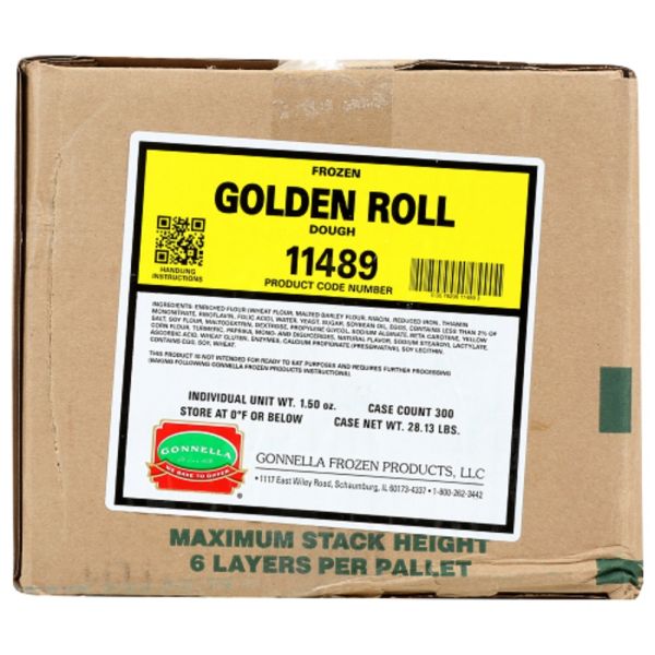 GONNELLA FROZEN: Golden Roll Dough, 300 pc