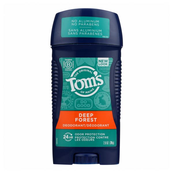 TOMS OF MAINE: Deodorant Stick Deep Forest, 2.8 OZ