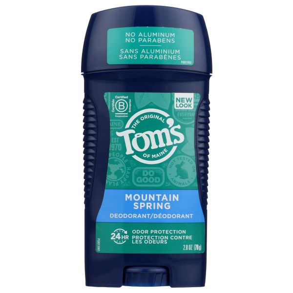 TOMS OF MAINE: Long-Lasting Aluminum-Free Natural Deodorant Mountain Spring, 2.8 oz.