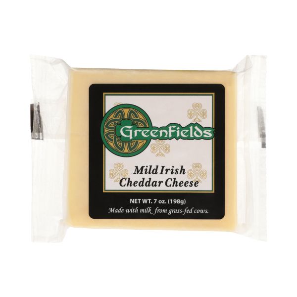 GREENFIELDS: Mild Irish Cheddar Cheese, 7 oz