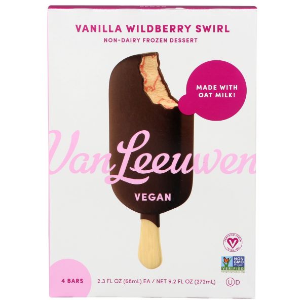 VANLEEUWEN: Bar Vanilla Wildberry Swirl, 9.2 oz