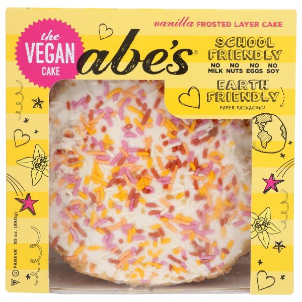 ABES: Cake Vanilla Vegan, 30 oz