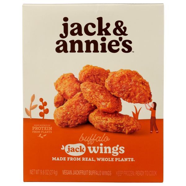 JACK & ANNIES: Wings Buffalo Plantbased, 9.6 oz
