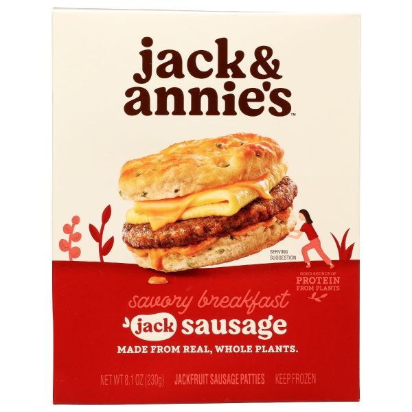 JACK & ANNIES: Savory Breakfast Sausage Patty, 8.1 oz