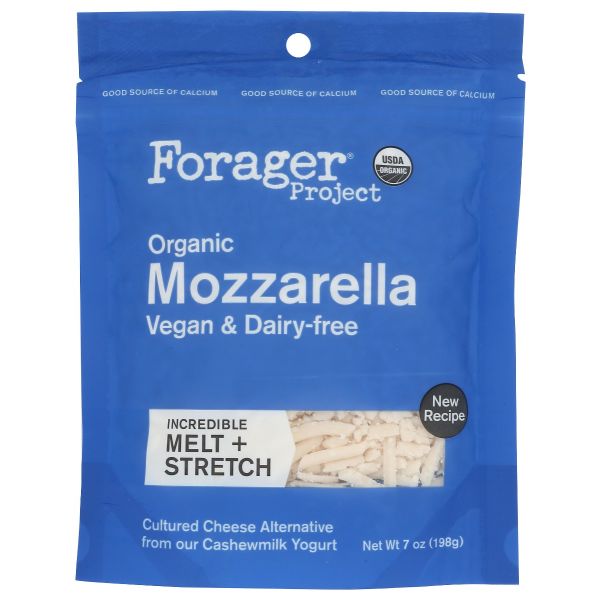 FORAGER: Organic Mozzarella Cheese, 7 oz