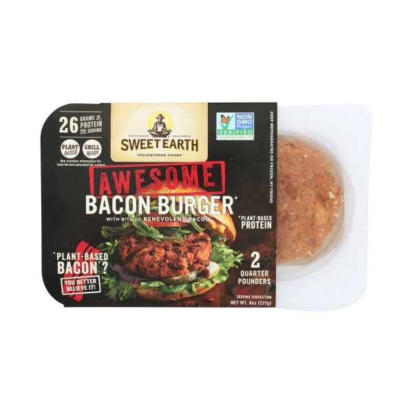 SWEET EARTH: Awesome Bacon Burger, 8 oz