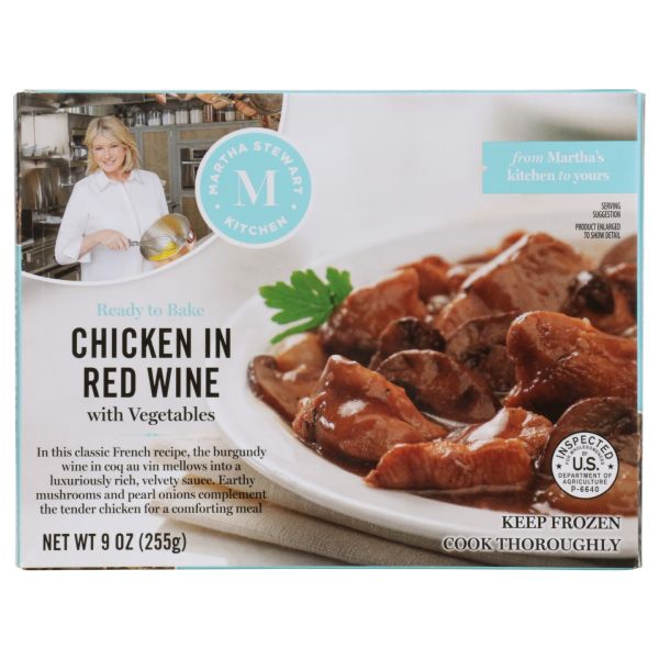 MARTHA STEWART KITCHEN: Chicken In Red Wine, 9 oz