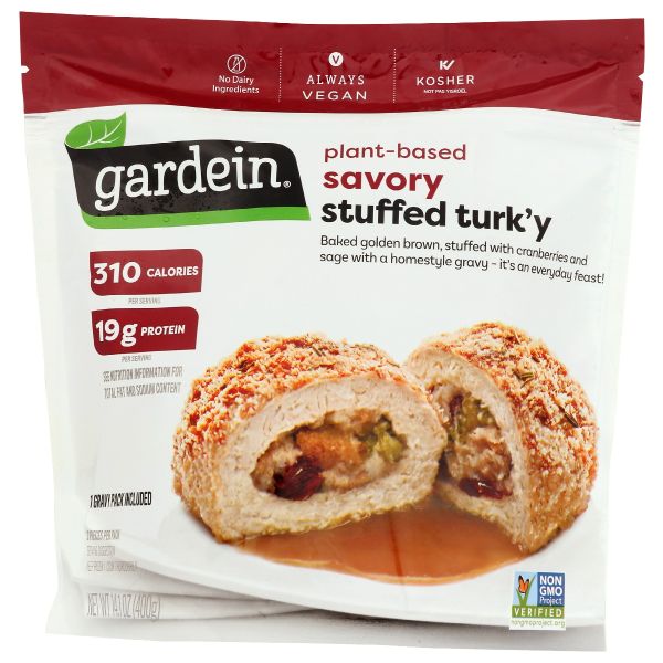 GARDEIN: Savory Stuffed Turk’y, 14.1 oz