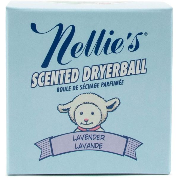 NELLIES: Lavender Scented Wool Dryerball, 1 ea
