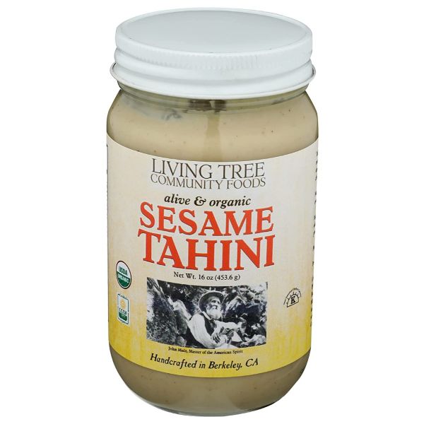 LIVING TREE COMMUNITY FOODS: Alive & Organic Sesame Tahini, 16 oz