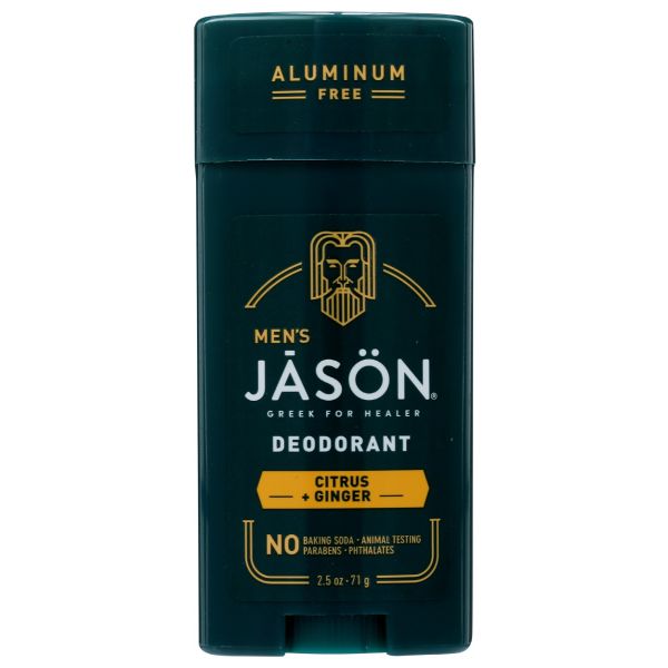 JASON: Deodorant Citrus Ginger, 2.5 OZ
