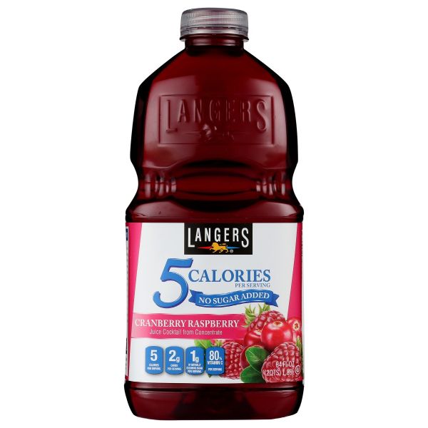 LANGERS: Cranberry Raspberry Cocktail Juice, 64 fo