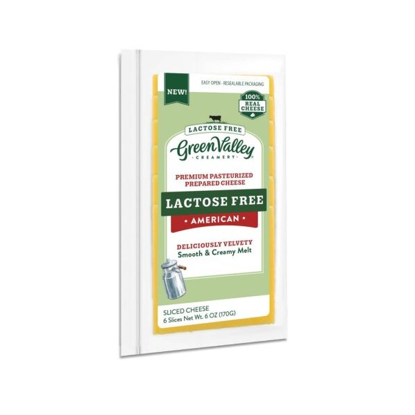 GREEN VALLEY CREAMERY: Lactose Free American Sliced Cheese, 6 oz