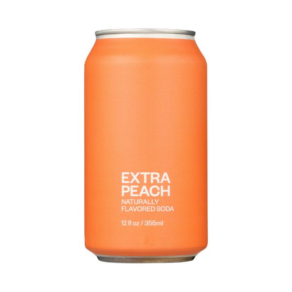 UNITED SODAS OF AMERICA: Soda Extra Peach, 12 FO