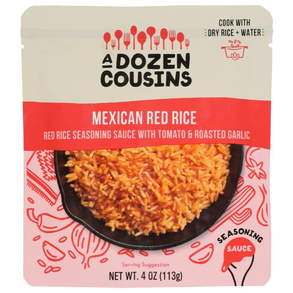 A DOZEN COUSINS: Mexican Red Rice Seasoning Sauce, 4 oz