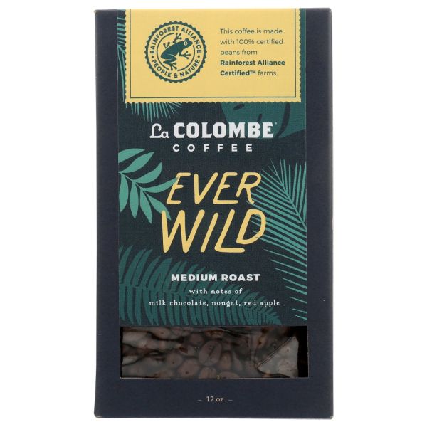 LA COLOMBE: Coffee Whole Bean Everwild, 12 OZ