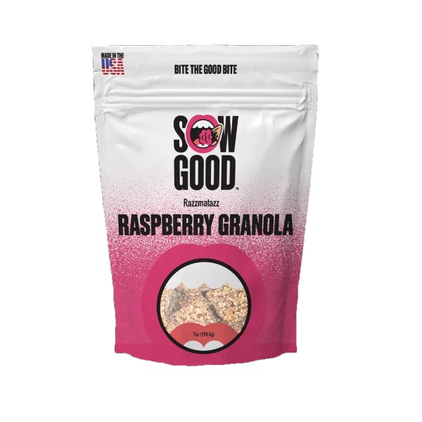 SOW GOOD: Raspberry Granola, 7 oz