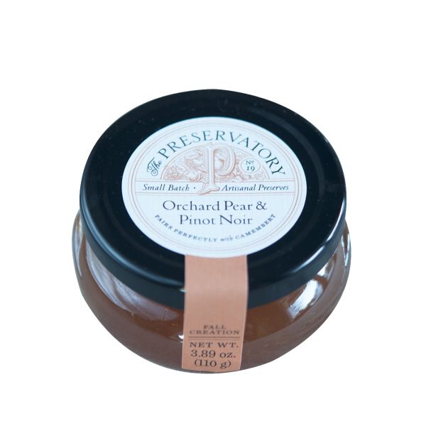 THE PRESERVATORY: Orchard Pear & Pinot Noir Preserves, 3.89 oz