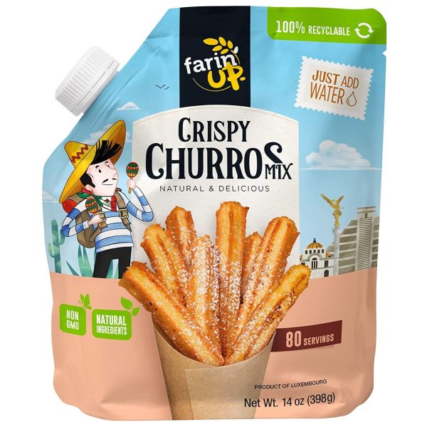 FARIN UP: Crispy Churros Mix, 14 oz