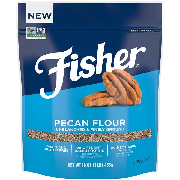FISHER: Pecan Flour, 16 oz