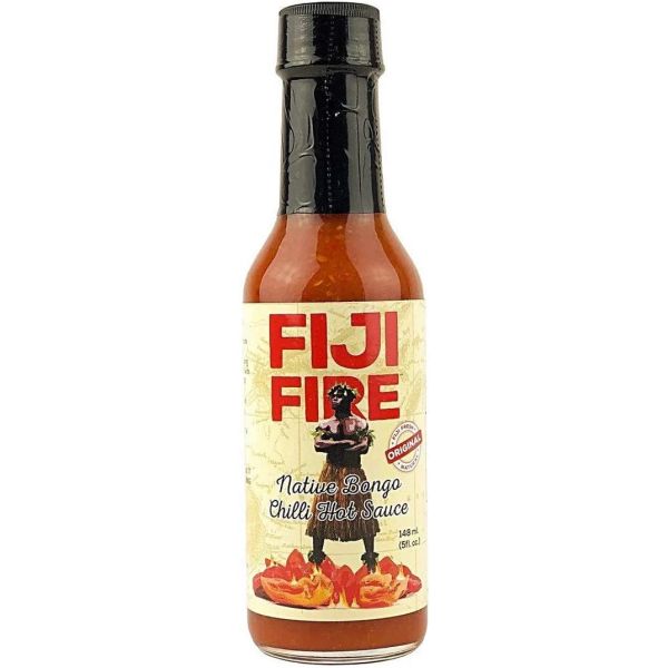 FIJI FIRE: Native Bongo Chilli Hot Sauce, 5 FO